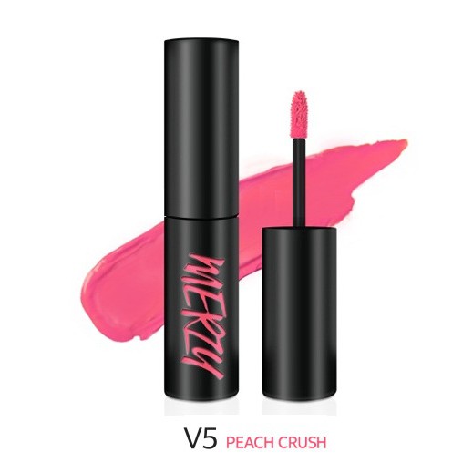 Son Kem Lì Merzy Another Me the First Velvet Tint #V5 Peach Crush (Hồng Đào)