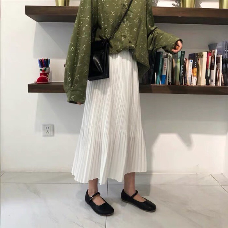 Chân váy xếp ly basic