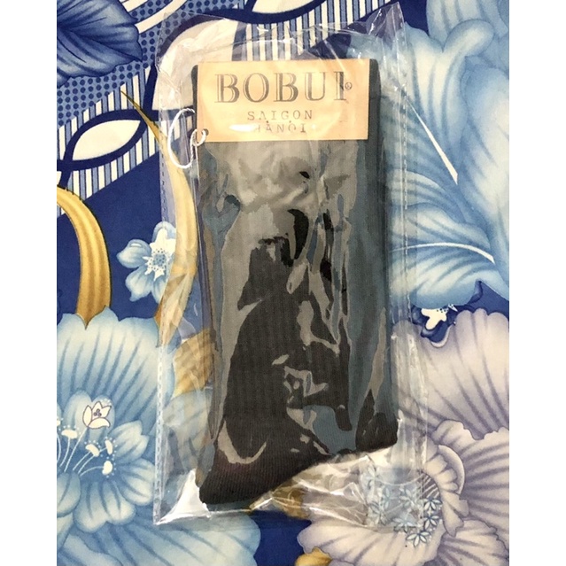 BOBUI SOCKS - LOGO/ GREY