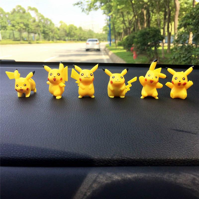 Bộ 6 Mô Hình Nhân Vật Trong Pokemon Kích Thước 4.5cm