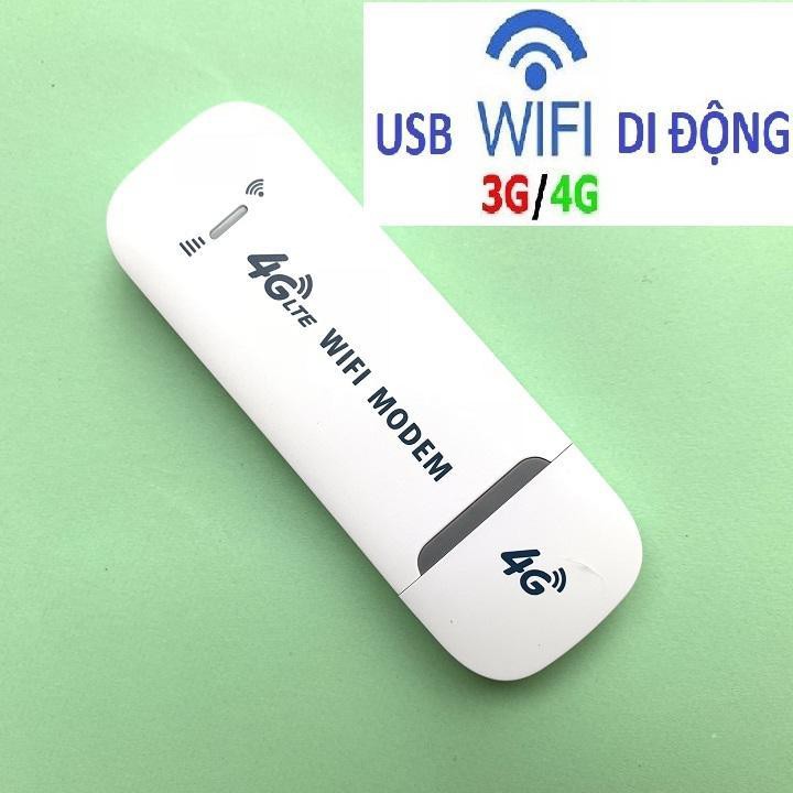 Bộ Phát Wifi Dongle 4G LTE - Hàng Chính Hãng Phát Cực Mạnh - DONGLE 4G USB WIFI SÓNG KHỎE