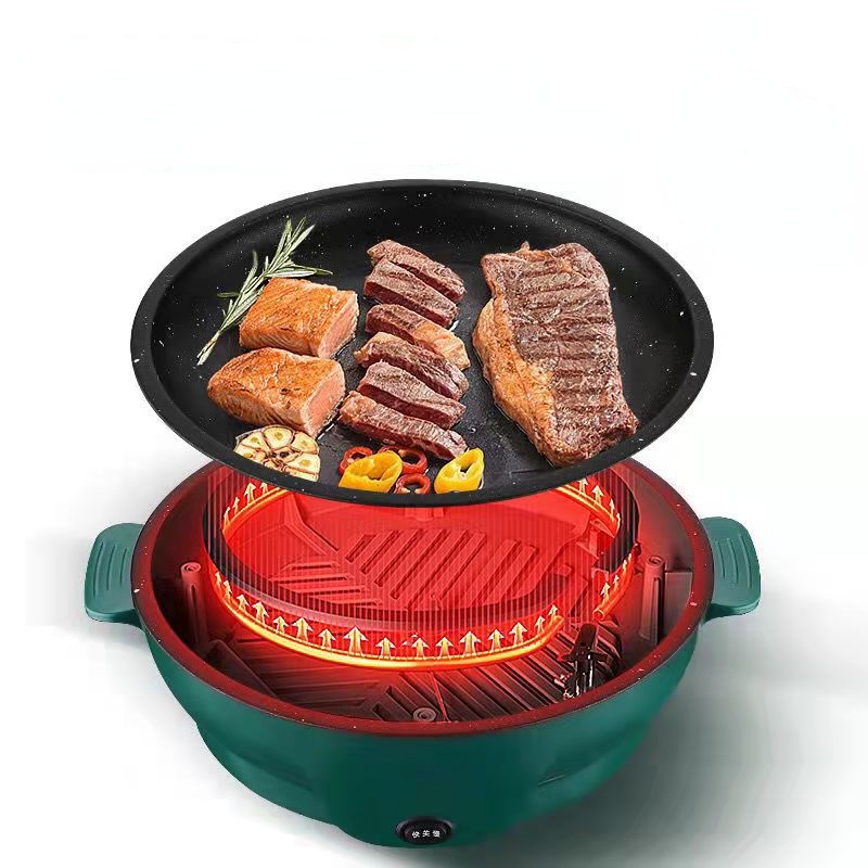 Chảo Nướng Điện Hai Mặt Chống Dính Đa Năng 22cm/26cm/30cm