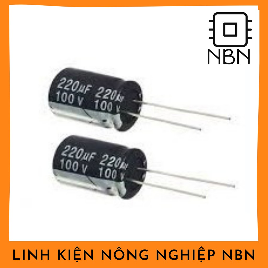 Tụ hóa (phân cực) 100V☀️ 220uF,330uF,1000uF☀️ 13x21mm