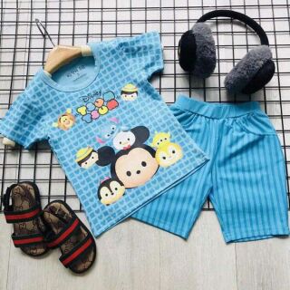 Set bộ thun cotton mềm mịn co giản size 3-10. 10-25kg...................................................................