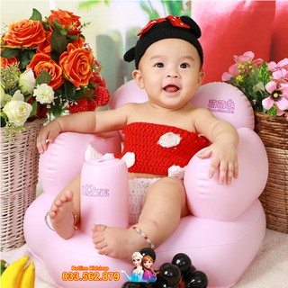 Ghế tập ngồi bằng hơi cho bé iu