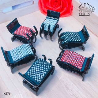 Kẹp càng cua, kẹp tóc đính đá Orin K576