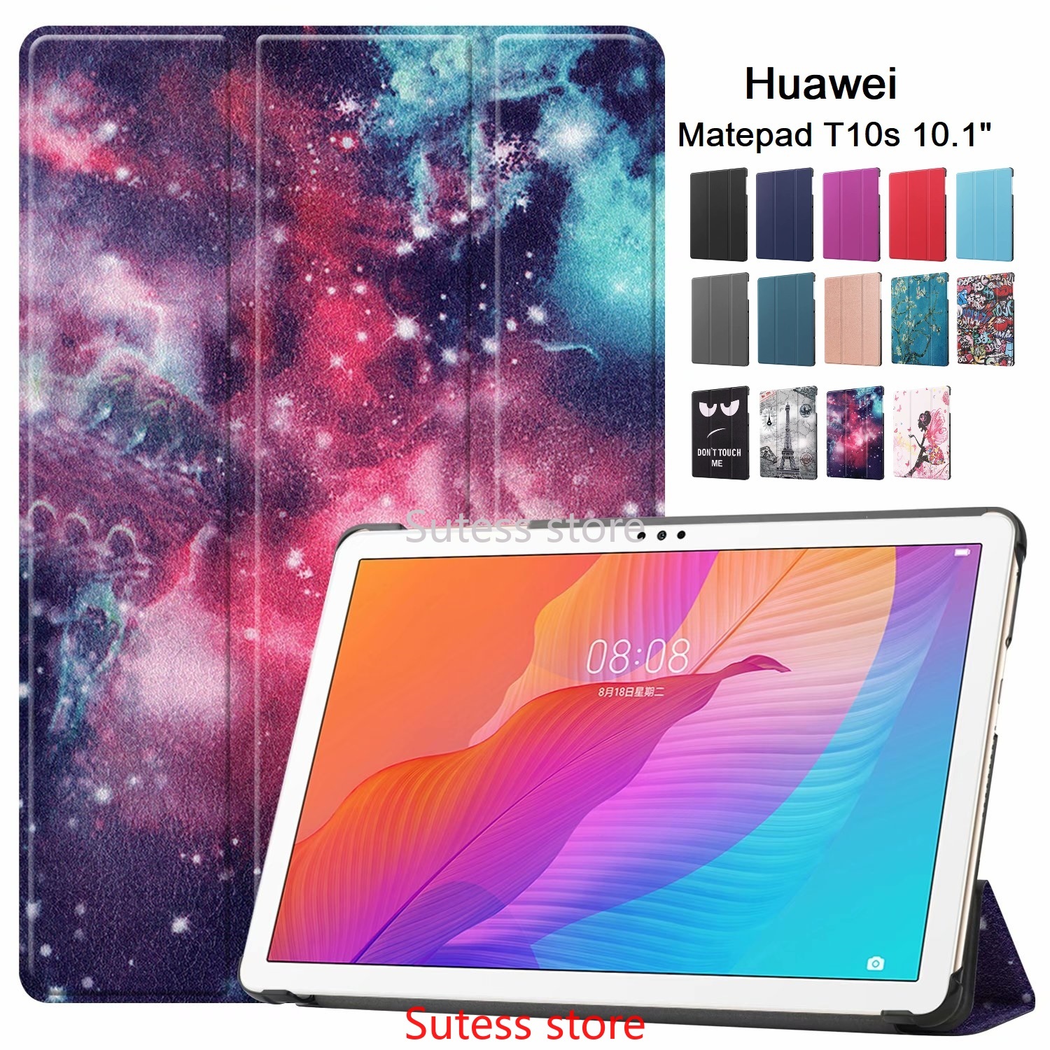 Bao da máy tính bảng cứng từ tính dạng lật cho Huawei Matepad T10S T10 | BigBuy360 - bigbuy360.vn