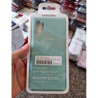 Ốp lưng silicon Cover cho Galaxy Note 10 Plus/ Note 10+ chống bám bẩn