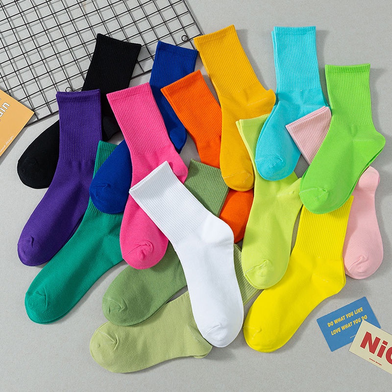 Vớ ống vừa màu sắc kẹo ngọt xinh xắn