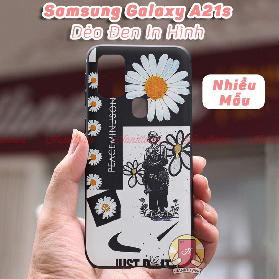 Ốp Lưng Samsung Galaxy A21s Dẻo Đen In Hình Nhiều Mẫu Phần B