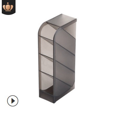 Hộp Đựng Bút, ống đựng bút 4 ngăn Đa Năng Bằng Nhựa Để Bàn Làm Việc Văn Phòng Phẩm