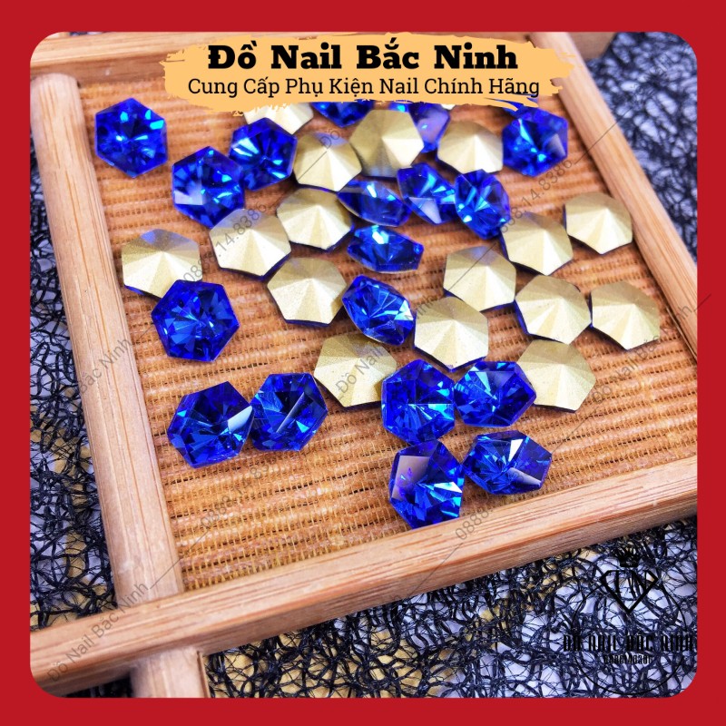 Đá Khối Gắn Móng , Đá Khối Nail Siêu Sáng Mã LG 8*8mm