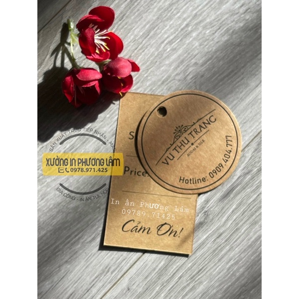 IN ẤN TAG GIẤY - THẺ TREO THEO YÊU CẦU