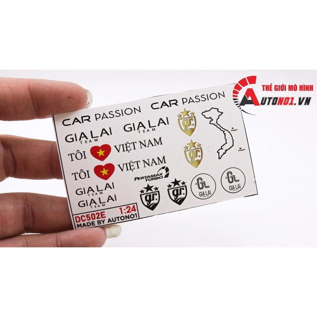 Decal Nước Car Passion - Gia Lai Team Autono1 DC511