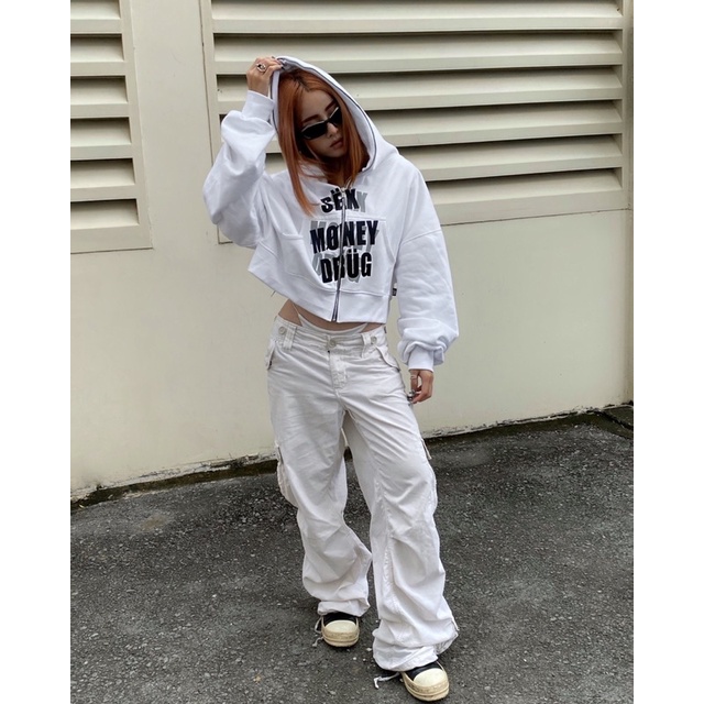 Áo Khoác "SMD" Cropped