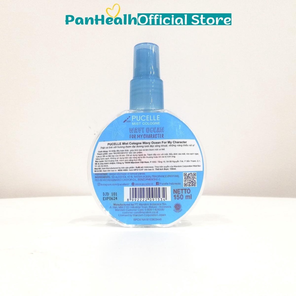 Nước hoa nữ Pucelle Wavy Ocean, Hương thơm tươi mát cho những cô gái năng động