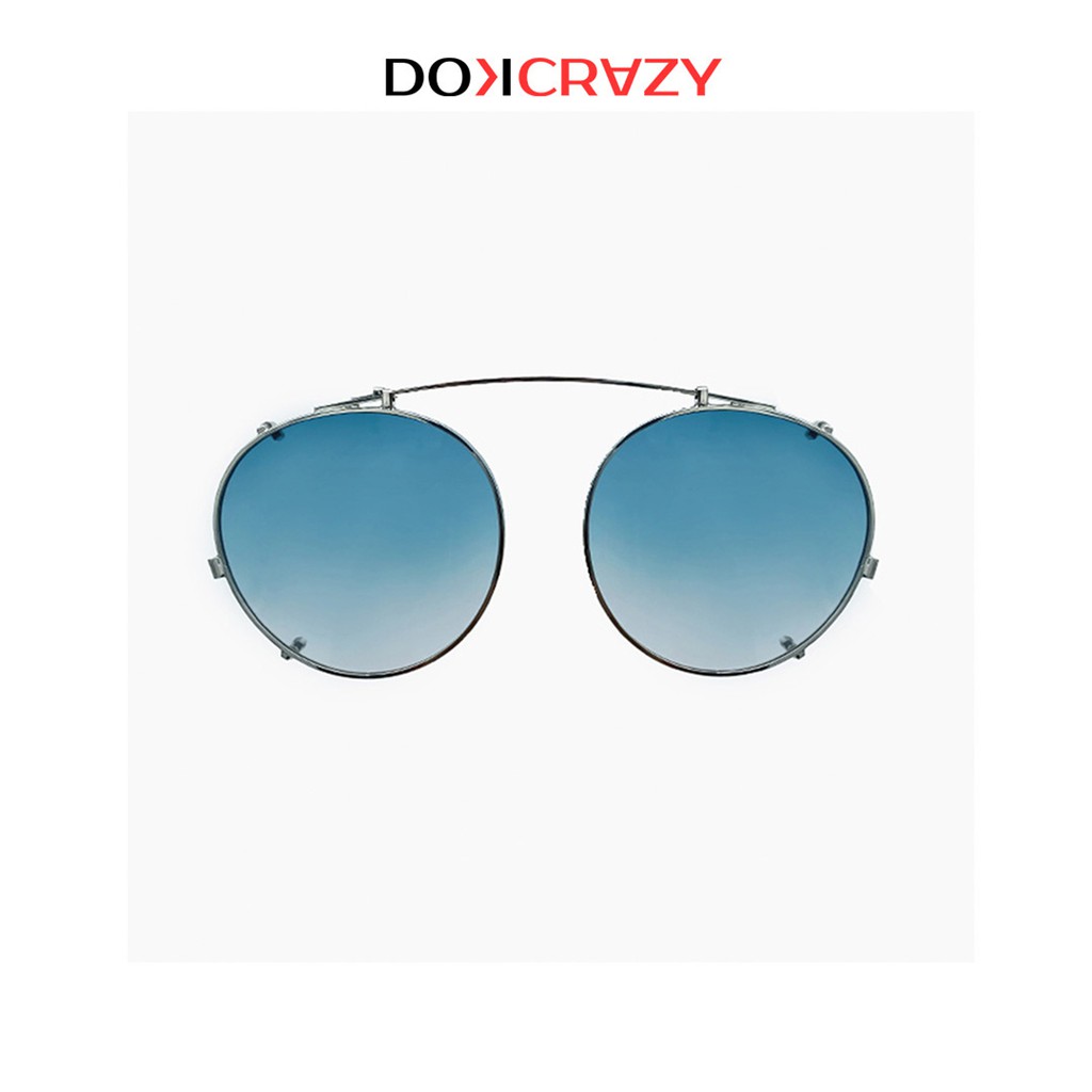 Kính mát râm cận clip on DABLO local brand DOKCRAZY thời trang nam nữ gọng tròn mắt râm ngầu phân cực chống tia UV retro | BigBuy360 - bigbuy360.vn