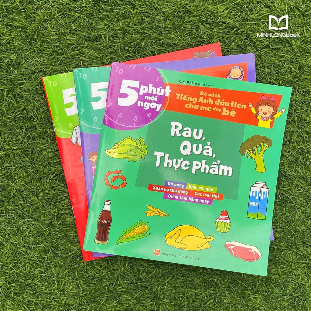 Sách: Combo 5 Phút Mỗi Ngày - Tiếng Anh Đầu Tiên Cha Mẹ Dạy Bé