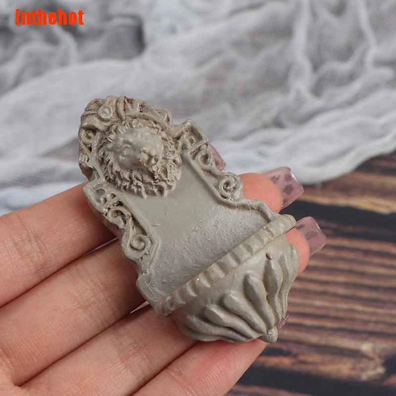 Mô Hình Đầu Sư Tử Mini Tỉ Lệ 1: 12 Trang Trí Sân Vườn