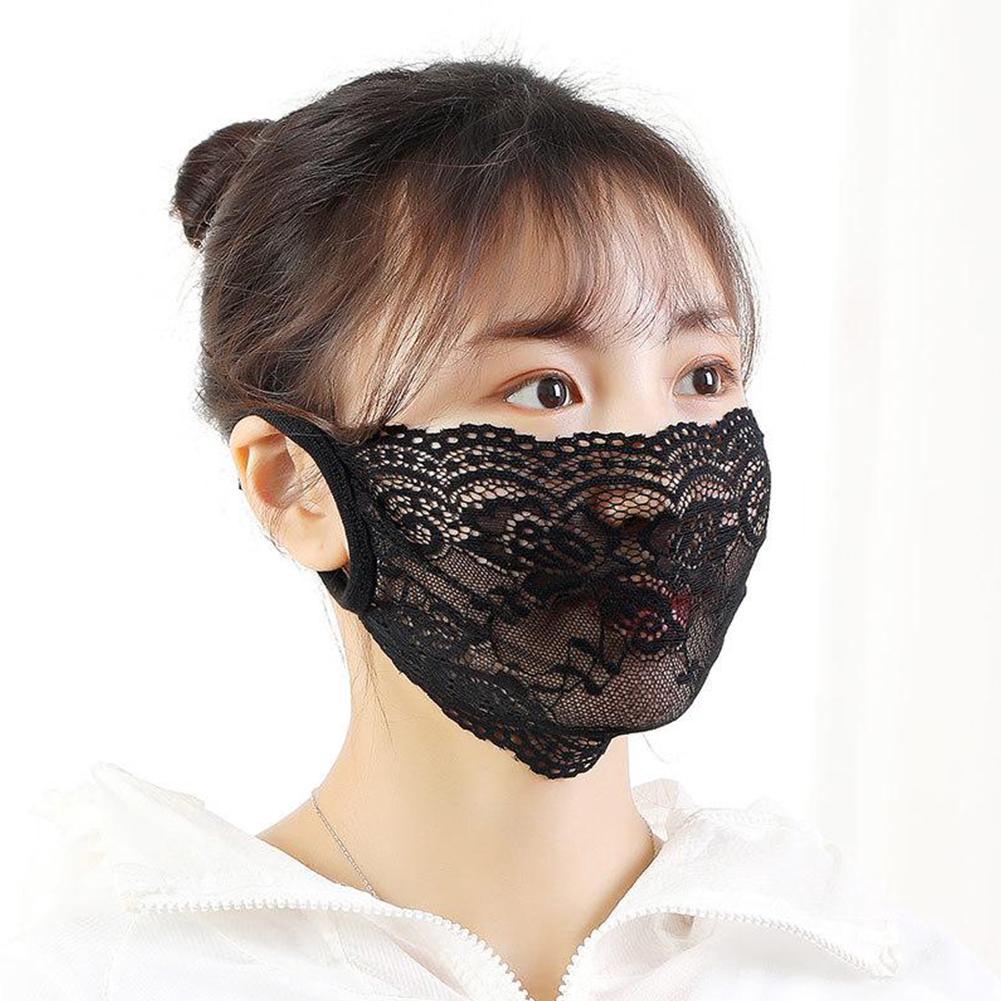 (hàng Mới Về) Khẩu Trang Ren Siêu Mỏng Thoáng Khí Chống Nắng Và Bụi | BigBuy360 - bigbuy360.vn