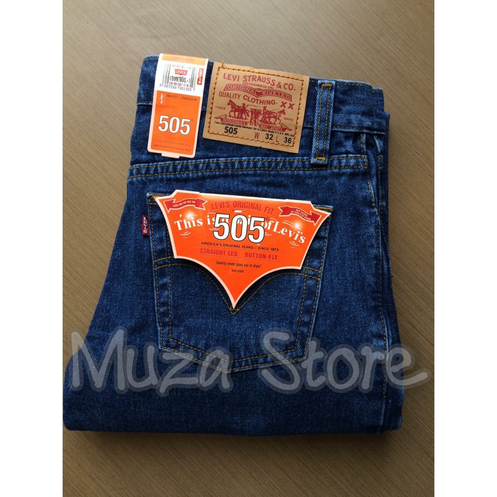 Quần Jean Dài Levis 505 Thời Trang Cao Cấp Cho Nam