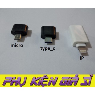 OTG JACK CHUYỂN ĐẦU MICRO TYPE-C IP SANG USB