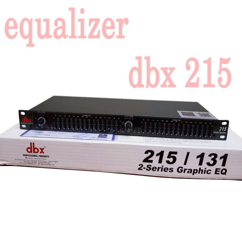 lọc xì equalizer dbx 215