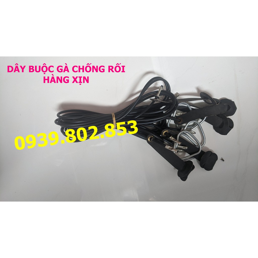 Dây cột gà CAO SU hàng cao cấp - Dây buộc chân gà hàng xịn