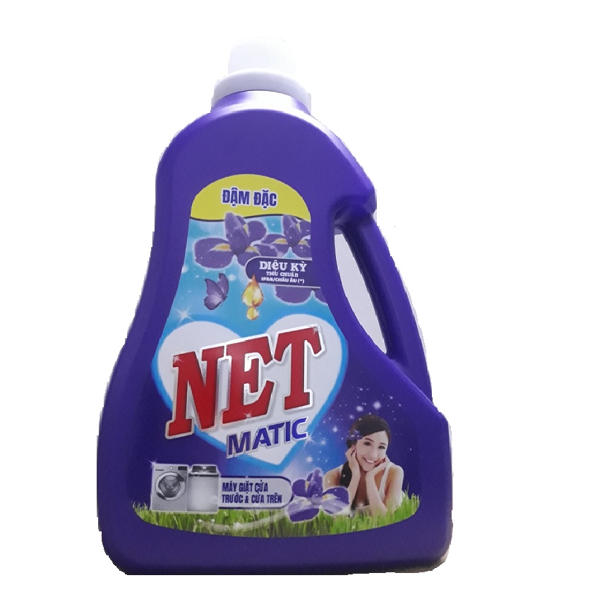 Can Nước Giặt NET Matic 3,6kg/3.3kg Tím/Cam/Đỏ 3 màu lựa chọn