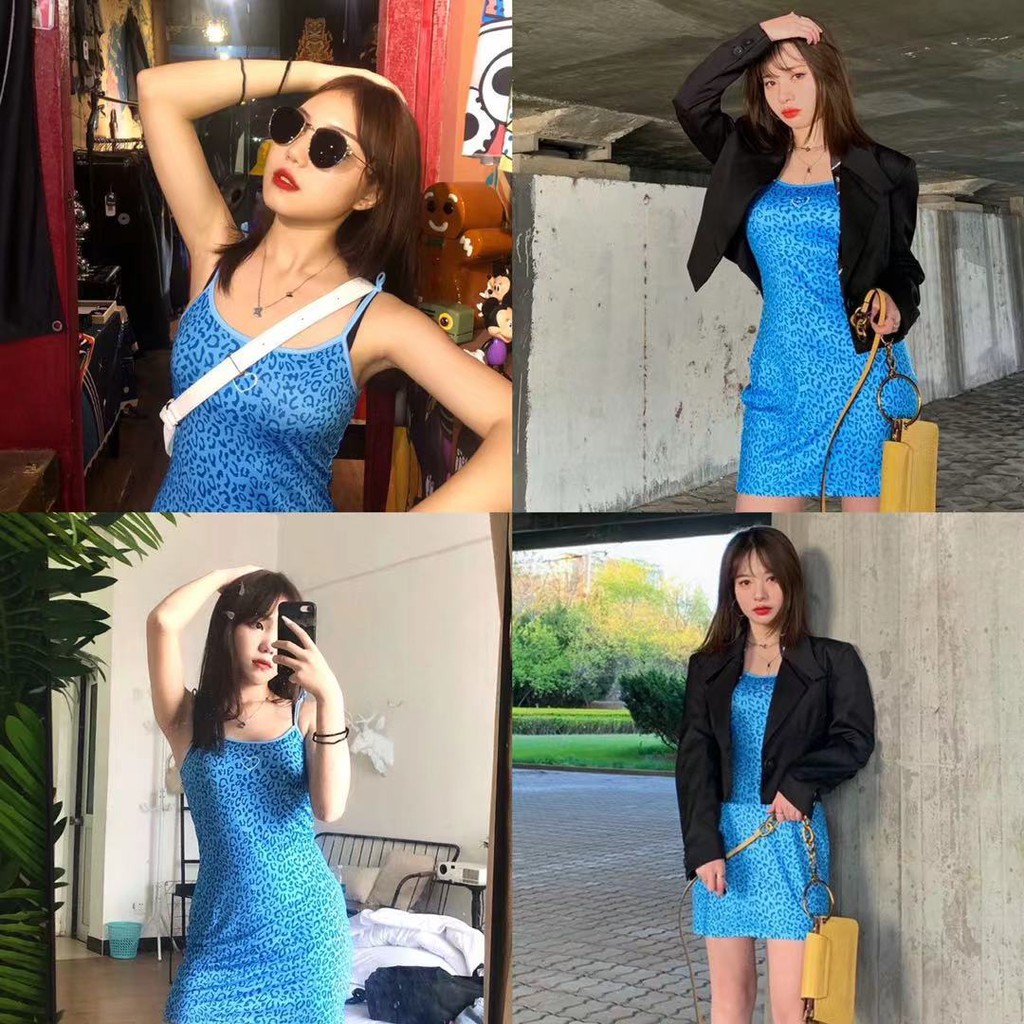 Đầm Sát Nách In Họa Tiết Da Báo Sành Điệu Cho Nữ | BigBuy360 - bigbuy360.vn