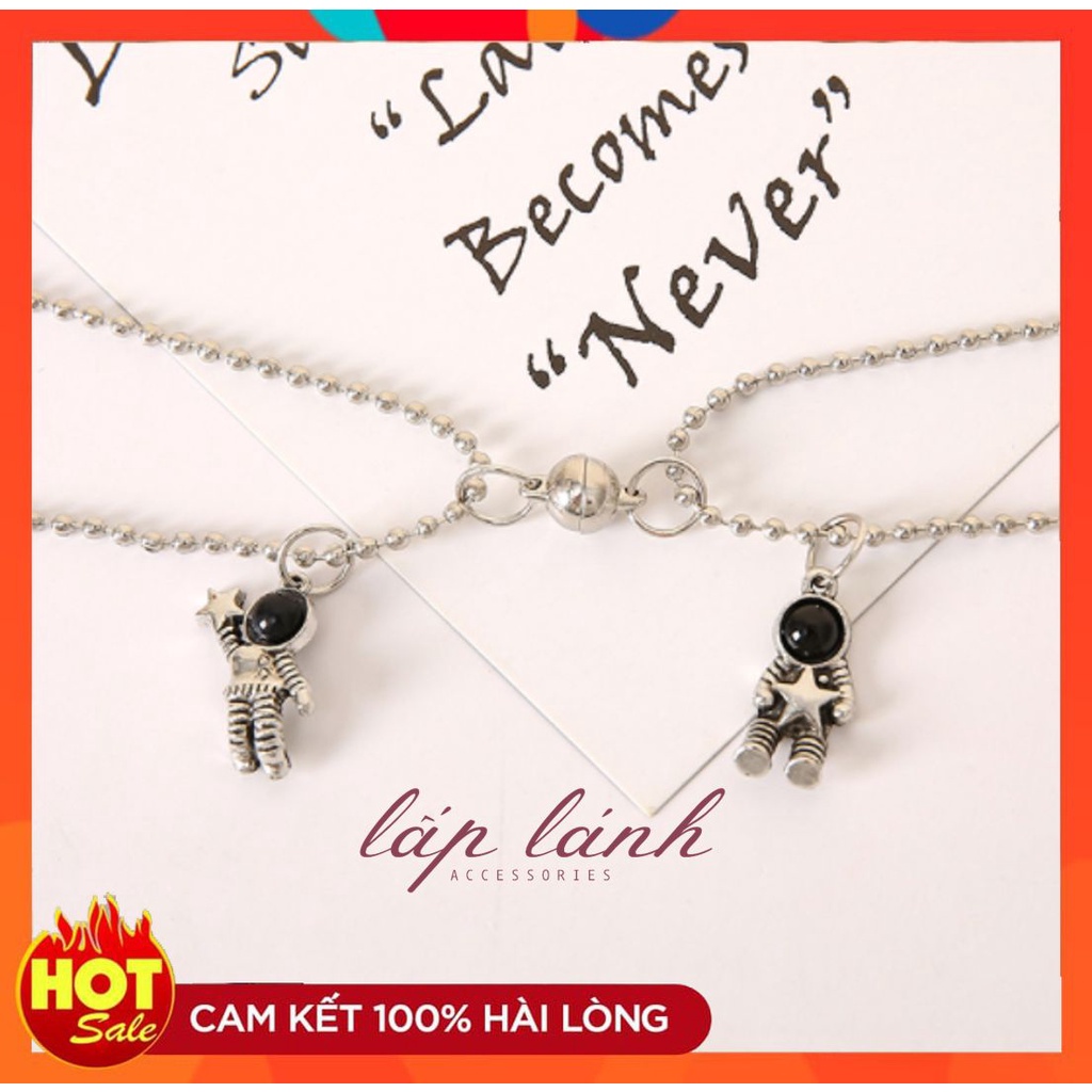 [CÓ SẴN] DÂY CHUYỀN ĐÔI VÒNG CỔ CẶP HÌNH PHI HÀNH GIA QUÀ TẶNG VALENTINE TÌNH BẠN TÌNH YÊU TÌNH NHÂN221VC041