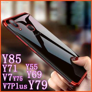 Ốp lưng điện thoại bằng TPU mềm dành cho Vivo V9 Y85 Y71 V7 Plus Y75 Y79 Y69 Y81 VivoV9 Y 85
