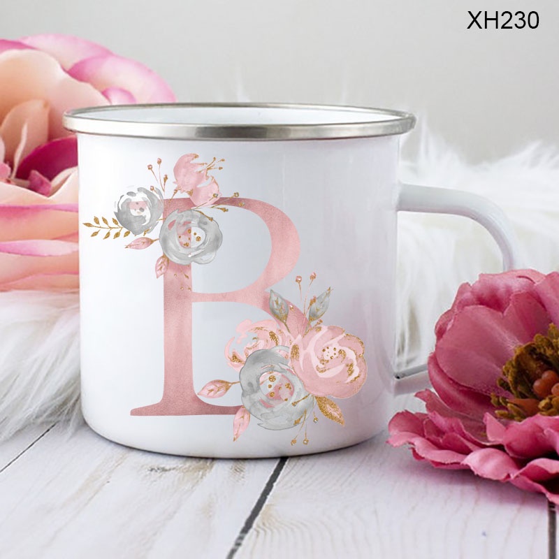 Flora Chữ In Men Cốc Cà Phê Đảng Nước Uống Cốc Nước Cốc Cốc Nhà Bếp Drinkware Nhà Ấm Nhà