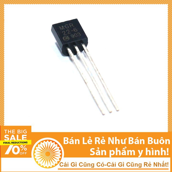 Linh Kiện Thyristor MCR22-6 TO-92 400V 1.5A