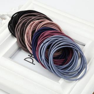 Set 100 dây buộc tóc có túi zip SC07
