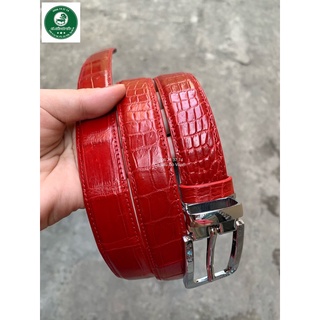 Dây nịt nữ da cá sấu