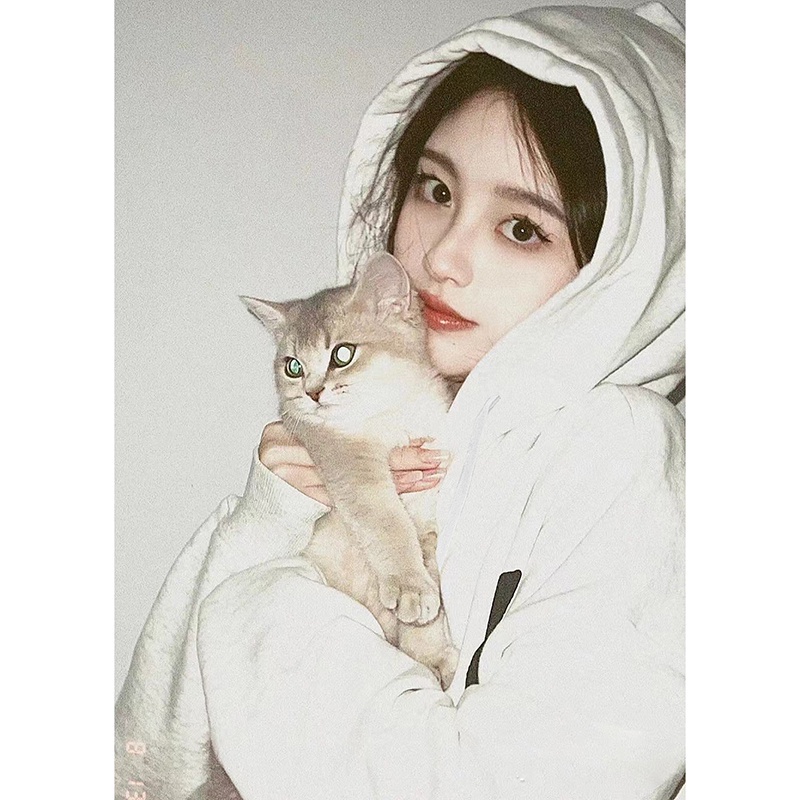 NRVP Áo Khoác Hoodie Tay Dài Dáng Rộng In Họa Tiết Phong Cách Hàn Quốc Dành Cho Nam Nữ