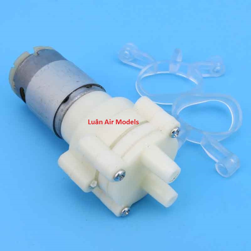 Motor bơm nước mini 6-12V R385 cho bể cá, hòn non bộ, tản nhiệt, tàu RC, chế đồ chơi sáng tạo (MO141)- Luân Air Models