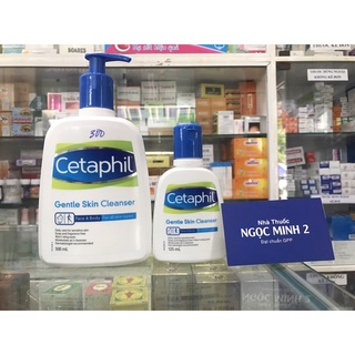 ✅ [Chính Hãng] Sữa rửa mặt Cetaphil gentle skin cleanser chai thể tích 500ml , 125ml