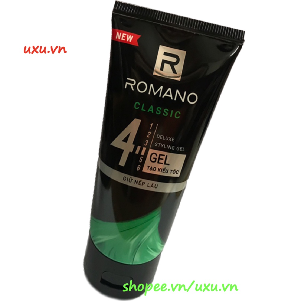 Gel Tạo Kiểu Tóc 150G Romano Classic Giữ Nếp Lâu Làm Mềm Tóc, Với uxu.vn Tất Cả Là Chính Hãng.