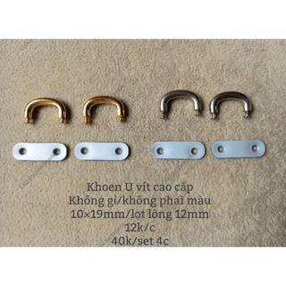Khoen U vít cao cấp - nguyên liệu làm túi, đồ da handmade