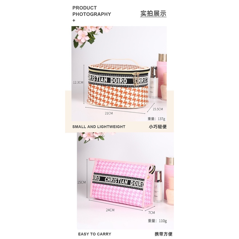 Túi Đựng Mỹ Phẩm Cầm Tay Nhiều Màu Sắc