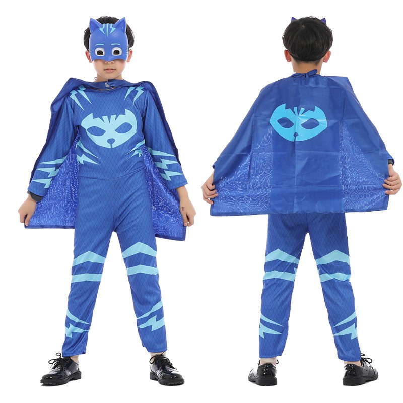 PJ Masks Bộ Mặt Nạ Găng Tay Và Mặt Nạ Hóa Trang Halloween Cho Bé