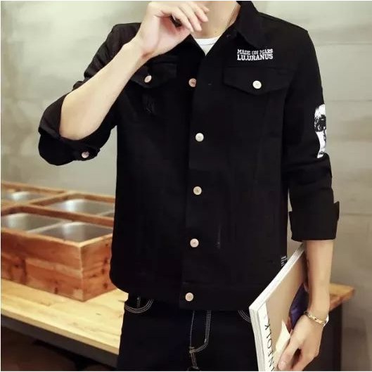 Áo khoác jeans bò thời trang UniSex Nam nữ in | BigBuy360 - bigbuy360.vn