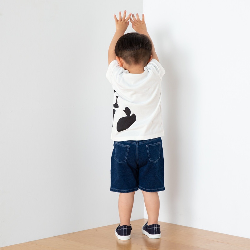 Muji Áo Thun In Họa Tiết Vải Jersey Cotton Ấn Độ-Em Bé