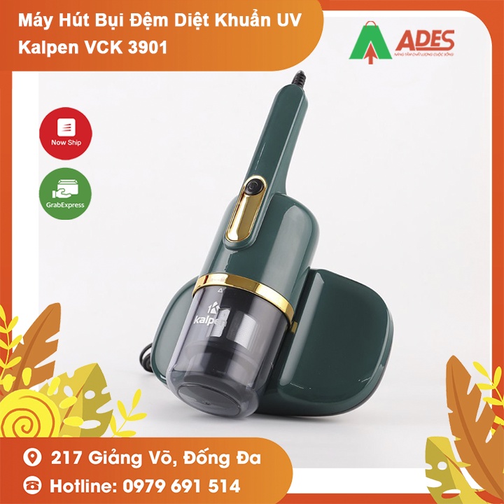 Máy Hút Bụi Đệm Diệt Khuẩn UV Kalpen VCK 3901, diệt 99.9% vi khuẩn - Bảo hành chính hãng 24 tháng