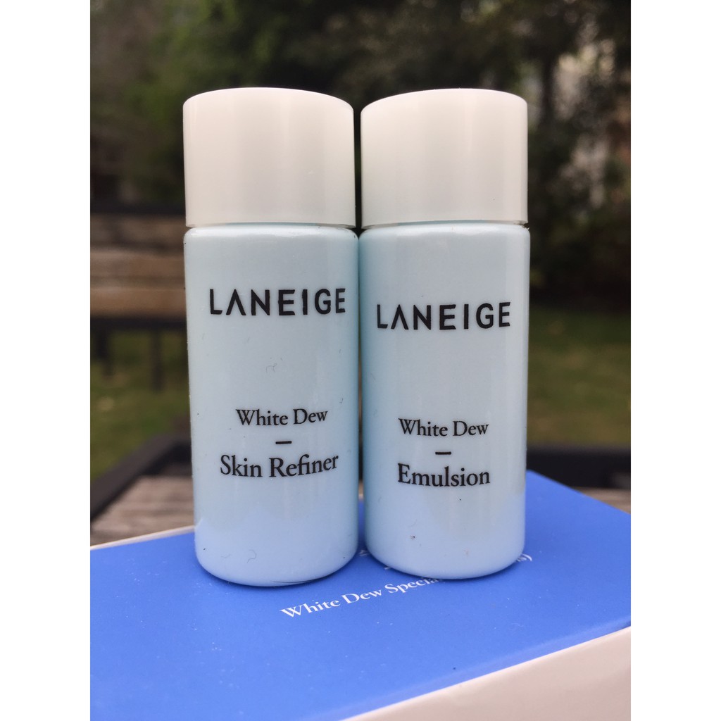 Bộ dưỡng trắng Da Laneige white dew Special mới nâng tông  mới