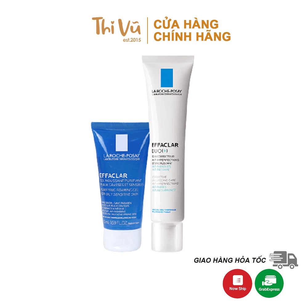 Kem giảm mụn La Roche Posay Effaclar Duo kèm quà tặng - Thi Vũ