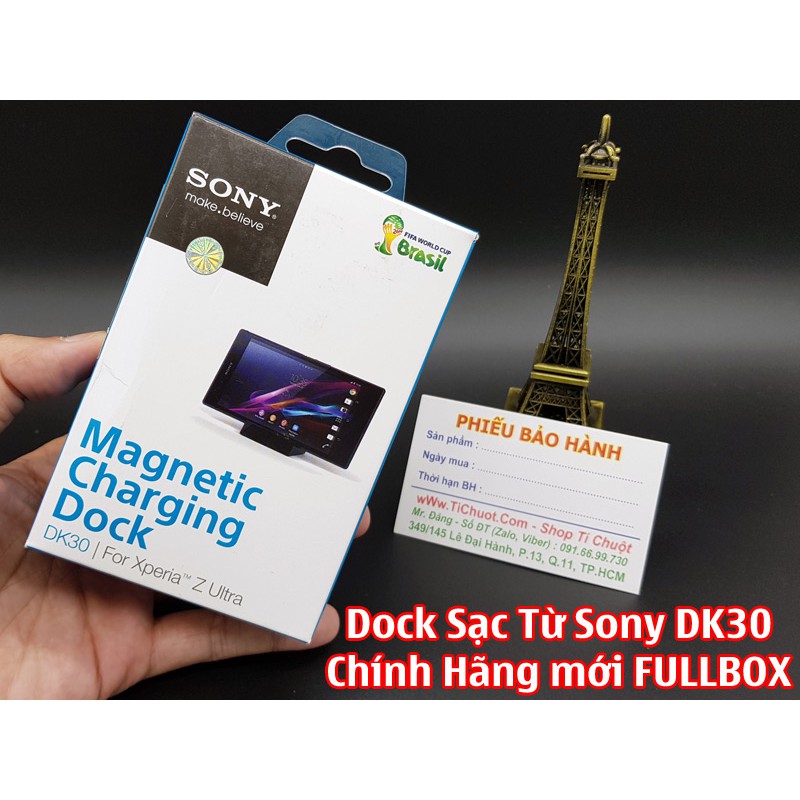 [Mã 2404EL10K giảm 10K đơn 20K] [Chính Hãng] Dock Sạc Từ DK30 Sony Z Ultra, Z3 ZIN FULLBOX