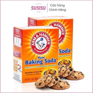 Bột đa năng Baking Soda ARM & HAMMER Pure 454g| Bột nở làm bánh| Men nở làm bánh|Bột tẩy đa năng baking soda